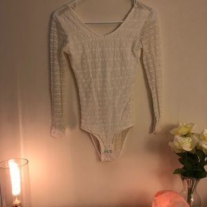White Lace Bodysuit